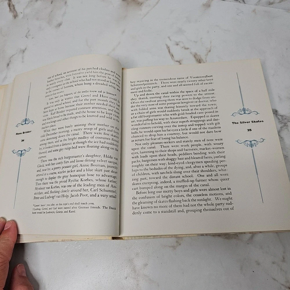 Hans Brinker The Silver Skates Unabridged‎ Illustrated Rainbow Classics 1974